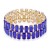 Gold-Plated-With-Blue-Crystal-Stretch-Bracelet-Gold Blue