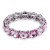 Rhodium-Plated-With-Pink-Crystal-Stretch-Bracelet-Rhodium pink