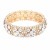 Gold-Plated-WIth-Clear-Crystal-Stretch-Bracelets-Gold Clear
