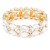 Gold-Plated-Stretch-Bracelet-with-Clear-Crystal-Gold Clear