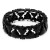 Jet-Black-Plated-Stretch-Bracelet-with-Jet-Color-Crystal-Jet Black