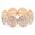 Gold-Color-With-Crystal-Stretch-Bracelets-Gold Clear