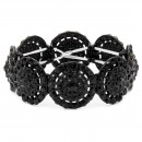 Gold Color With AB Crystal Stretch Bracelets