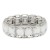Rhodium-Plated-With-Clear-Crystal-Strech-Bracelet-Rhodium Clear