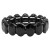 Jet-Black-Plated-With-Jet-Color-Crystal-Stretch-Bracelet-Jet Black