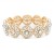 Gold-Plated-With-AB-Crystal-Stretch-Bracelets-Gold AB