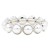 Rhodium-Plated-With-White-Color-Bead-Stretch-Bracelet-Rhodium White