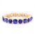 Gold-Plated-With-Blue-Crystal-Stretch-Bracelet-Gold Blue