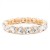 Gold-Plated-With-Clear-Crystal-Stretch-Bracelet-Gold