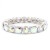 Rhodium-Plated-With-Clear-AB-Crystal-Stretch-Bracelets-Rhodium