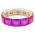 Gold-Plated-With-Ruby-Color-Stone-Stretch-Bracelet-Gold