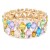 Gold-Plated-With-Multi-Crystal-Stretch-Bracelet-Gold