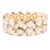 Gold-Plated-With-Topaz-Crystal-Stretch-Bracelet-Gold