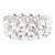 Rhodium-Plated-With-Clear-Crystal-Stretch-Bracelets-Rhodium