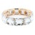 Gold-Plated-With-Clear-Crystal-Stretch-Bracelet-Gold