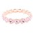 Rose-Gold-Plated-With-Pink-Crystal-Stretch-Bracelet-Rose Gold