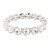Rhodium-Plated-With-Clear-Crystal-Stretch-Bracelet-Rhodium