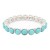 Anti-Silver-Plated-With-Turquoise-Stretch---Bracelet-Rhodium