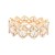 Gold-Color-With-Topaz-Crystal-Stretch-Bracelets-Gold