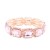 Gold-Plated-With-Pink-Crystal-Stretch-Bracelets-Gold