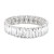 Rhodium-Color-With-Clear-Crystal-Clover-Stretch-Bracelets-Rhodium