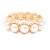 Gold-Plated-With-Main-14mm-Square-Pearl-Stretch-Bracelets-Gold