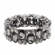 Stretch Bracelets. Black Diaond Color