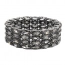 Stretch Bracelets. Silver AB Color