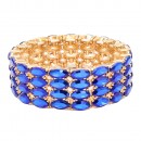 Stretch Bracelets. Silver AB Color
