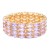 Stretch-Bracelets.--Gold-With-Pink-Gold