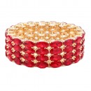Stretch Bracelets. Silver AB Color
