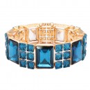Stretch Bracelets. Silver AB Color