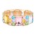 Stretch-Bracelets.-Gold-With-Multi-Color-Gold