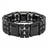 Stretch Bracelets. Jet Black Color