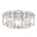 Stretch Bracelets. Silver AB Color