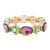 Stretch-Bracelets.-Gold-With-Green-Color-Gold