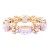 Stretch-Bracelets.-Gold-With-Pink-Gold