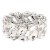 Stretch-Bracelets.-Silver-Clear-Rhodium