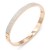 Rose-Gold-Plated-6mm-Width-Stainless-Steel-Hinged-Bangle-with-CZ-Rose Gold