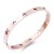 Rose-Gold-Stainless-Steel-With-Star-Pattern-Hinged-Bangle-Rose Gold
