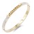 Gold-Plated-Stainless-Steel-Crystal-With-Chain-Bracelet-Gold