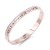 Rose-Gold-Stainless-Steel-Crystal-&amp;-Roman-Numerals-Bracelet-Rose Gold