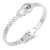 Silver-Plated-Stainless-Steel-with-Belt-lock-Crystal-Bangle-Silver