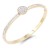 Gold-Plated-Stainless-Steel-Circle-Crystal-Bracelet-Gold