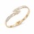 Rose-Gold-Plated-Stainless-Steel-Nail--Bracelet-Rose Gold