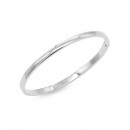 Gold Plated Stainless Steel Bangle Bracelets. 4MM Width
