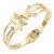 Gold-Plated-Stainless-Steel-Butterfly-Bangle-Bracelets-Gold