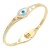 Stainless-Steel-With-Evil-Eye-Gold-Plated-Hinged-Bangle-Bracelets-Gold