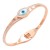 Stainless-Steel-With-Evil-Eye-Rose-Gold-Plated-Hinged-Bangle-Bracelets-Rose Gold