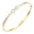 Gold-Plated-Infinity-Stainless-Steel-Bangle-Bracelets-Gold